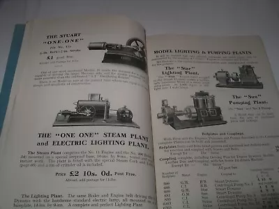 Buy 1940 STUART TURNER Henley ENGINES For TOY MODELS TRADE CATALOGUE Steam Petrol • 12£