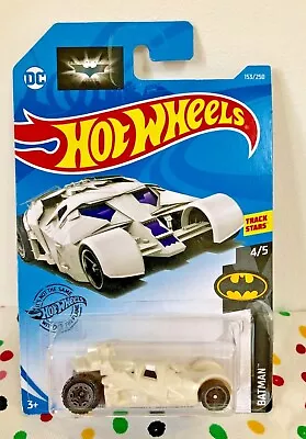 Buy Bnib Hot Wheels Dc Batman 2019 The Dark Knight Batmobile Toy Car Vehicle Gift  • 6.25£