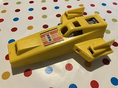Buy Vintage 1980 Fisher Price Yellow Land Speed Racer Space Ship Rocket Car • 7.99£