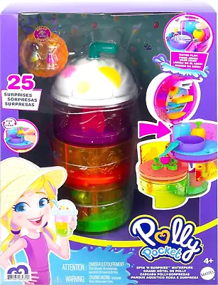 Buy Polly Pocket Toy Playset Waterpark Spin 'N Surprise Tropical Smoothie Mattel • 36.90£