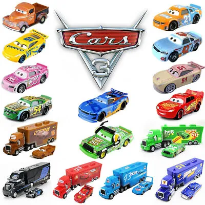 Buy Disney Pixar Cars Lot Lightning McQueen 1:55 Diecast Model Car Toy Gift For Boy • 33.03£