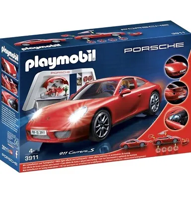 Buy Playmobil Porsche 3911 Carrera S With Lights & Workshop  • 51.11£