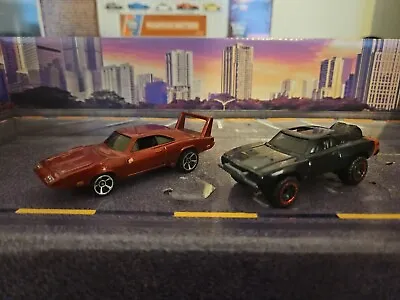 Buy 2x Hot Wheels Fast And Furious 69 Dodge Charger Daytona & Charger Off Road New • 11.50£