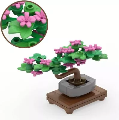 Buy 54PCS MOC Mini Green Bonsai Tree Model Ornament Building Blocks Plastic Bricks • 10.79£