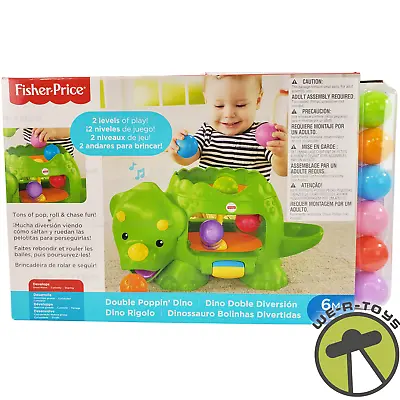 Buy Fisher-Price Double Poppin' Dino Toy 2016 USED • 48.18£