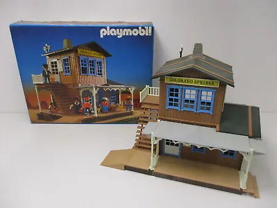 Buy Playmobil 3770 Colorado Springs Western Train Station Ovp Without Ba Klicky 4054 • 136.92£