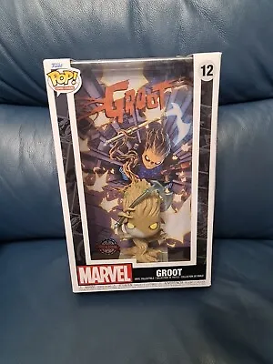 Buy Funko Pop! Marvel Comic Cover Groot #12 Vinyl Figure Marvel Studios 2022 Edition • 22.95£