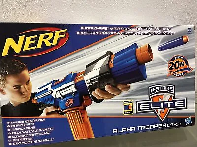 Buy Nerf Alpha Trooper CS 12 Elite 20m Darts Children's Play • 30.83£