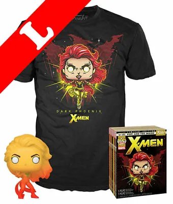 Buy Funko Pop! Tees Marvel X-Men T-Shirt L Box Set Dark Phoenix Ed.lim. 2019 Fall Co • 91.64£