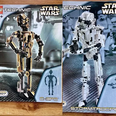 Buy Lego Star Wars 8007 C-3PO And 8008 Stormtrooper Instruction Manuals • 5£