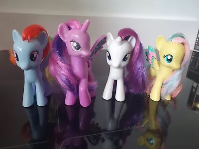Buy My Little Pony Bundle X 4 G4 Brushable  - Rarity, Twilight Sparkle, Fluttershy  • 8£
