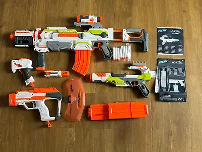 Buy LOOK Job Lot Of Nerf Modulus Blasters Accessories And Upgrades Bundle • 49.99£