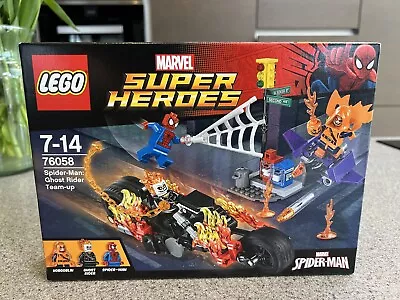 Buy Lego 76058 Spiderman Ghost Rider Team-Up  Super Heroes - Marvel - BNISB - RARE • 44.95£