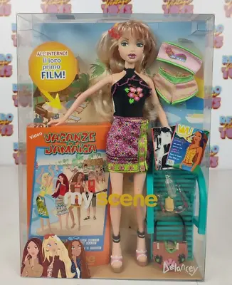 Buy My Scene Delancey Holidays In Jamaica Movie Mattel Barbie Jammin' 2003 Nrfb New • 123.32£