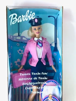 Buy ★ Mattel Barbie Travel Train Fun Train Companion Career NRFB 2001 ★ New Original Packaging 55807 • 46.23£