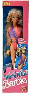 Buy 1989 Wet 'n Wild Swimwear Barbie Doll / Swimsuit Fashions / Mattel 4103, NrfB • 82.42£