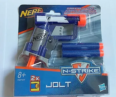 Buy Nerf N-Strike Elite Jolt Blaster, Includes 2 Official Nerf Darts A0707 **NEW** • 11.95£