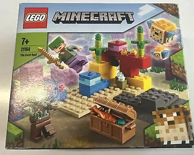 Buy 21164 LEGO Minecraft The Coral Reef 92 Pieces Age 5 Years+ • 10.49£