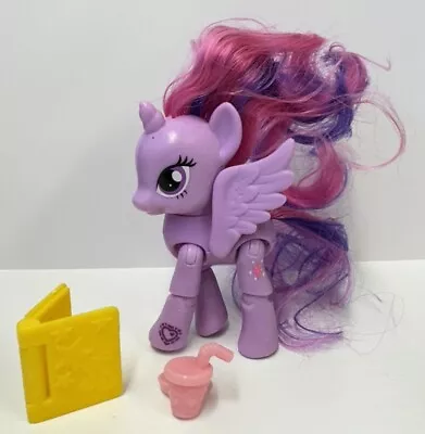 Buy My Little Pony Friendship Is Magic Princess Twilight Sparkle Reading Cafe 8cm • 6£