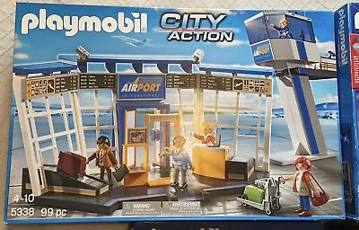 Buy PLAYMOBIL 5338 City Action Airport & Control Tower Kids  4+ Years • 40£