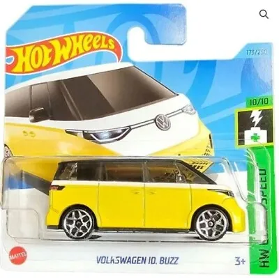 Buy Hot Wheels VW ID. Buzz Yellow HKG51 Retro Mini Van 1/64 Scale Model Brand New • 5.49£