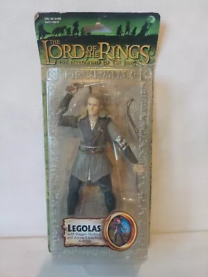 Buy Legolas Figure Lord Of The Rings Slashing Fellowship Toybiz Moc  7  2003 • 17.99£