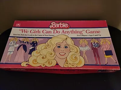 Buy 1986 Barbie  We Girls Can Do Anything  Game COMPLETE • 12.06£