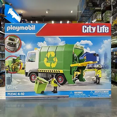 Buy Playmobil 71234 City Life Recycling Truck NEW FOR 2023 • 32.99£