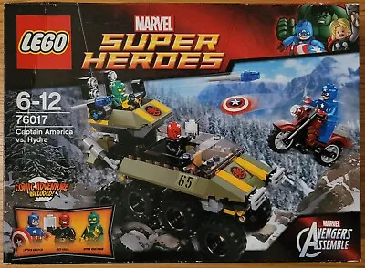 Buy LEGO Marvel Super Heroes Avenger Captain America Vs Hydra 76017 Brand New Sealed • 30.95£