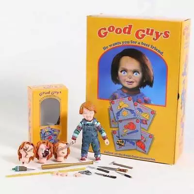 Buy Action Figure 4  NECA Chucky Good Guys Ultimate Toys Scenes Play Model Gift Set • 20.58£