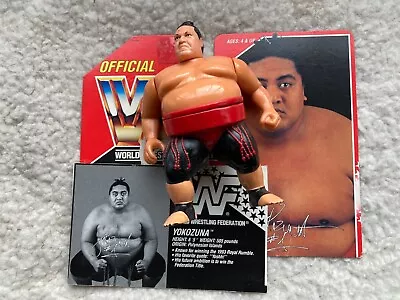 Buy Yokozuna WWF Action Figure Wrestler 1993 With Original Part-Packaging • 10.50£