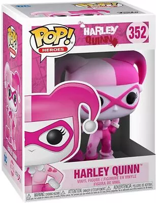 Buy Funko Pop! Harley Quinn #352 Breast Cancer Awareness Month Pink • 16.99£