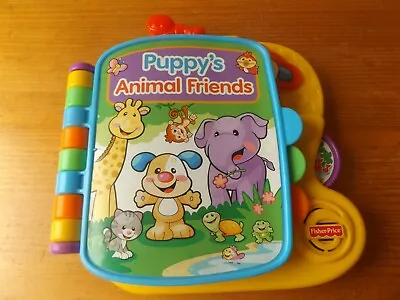 Buy Fisher Price  Puppy's Animal Friends Book With Animal Sounds   • 4.50£