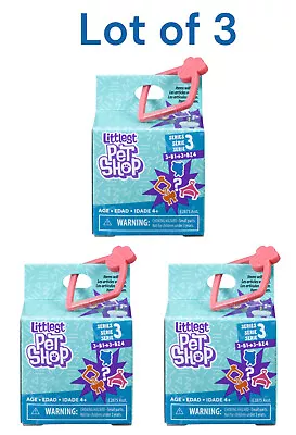 Buy Lot Of 3 - Littlest Pet Shop Clip It Series 3 Surprise Box (Styles Vary) 3 Packs • 9.99£