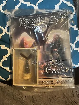 Buy Eaglemoss  Lord Of The Rings Chess Set No 36 White Rook Grey Havens Eagle Sealed • 5£