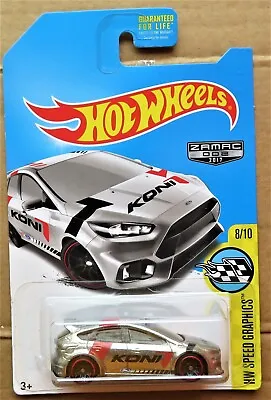 Buy 2017 Issue Hot Wheels Ford Focus Rally Rs In Rare ' Zamac ' Silver Finish • 15£