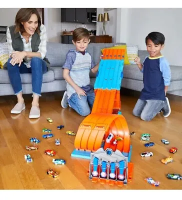 Buy Hot Wheels Track Builder System Race Crate Playset Stunts Gravity Drop NEW • 66.50£