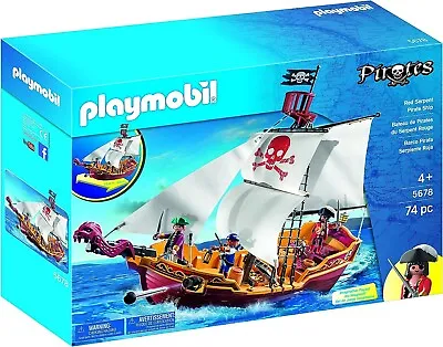 Buy Playmobil Pirate Set - 5678 Red Serpent Ship - 70322 Pirates Advent Calendar • 22.99£