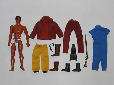 Buy Big Jim Adventure Dresses 004 Bushido Mattel Vintage Action Figure 80's • 25.65£