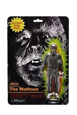 Buy Universal Monsters The Wolfman Retro Glow In The Dark Scale 7'' Action Figure • 24.95£