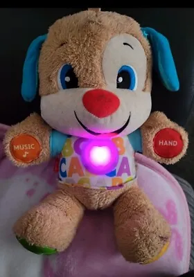 Buy Fisher-Price Plush Stuffed Puppy Baby Toy Smart Stages Learning Content & Lights • 2£