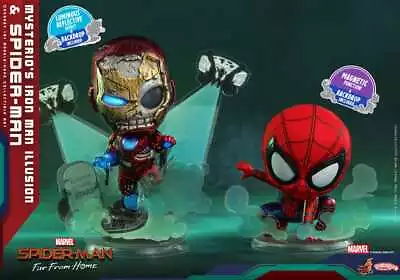 Buy Spider-Man: Far From Home Cosbaby (S) Mini Figures Mysterio's Iron Man Illusi... • 36.02£