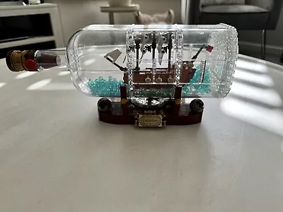 Buy Lego Ideas Ship In A Bottle 21313 100% Complete Pirate Rare Retired Great Cond • 55£