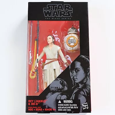 Buy Star Wars Black Series 6  Figure REY & BB-8 Lightsaber (#02 Red Line) [2015] NEW • 17.99£