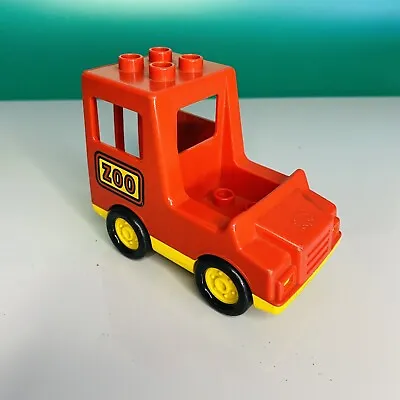 Buy Lego Duplo Red Zoo Keeper Car • 6.99£