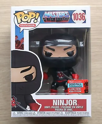 Buy Funko Pop Masters Of The Universe Ninjor NYCC #1036 + Free Protector • 19.99£