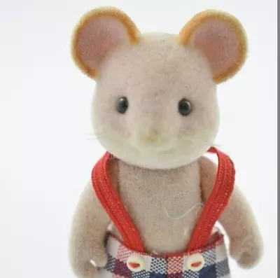 Buy Sylvanian Families City Mouse Brother Vintage Original Figure Clothed       #121 • 12£