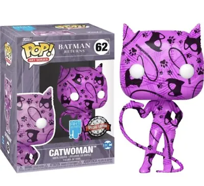 Buy Funko Pop #62 Art Series Batman Returns -catwoman-special Edition-free Postage • 15.99£