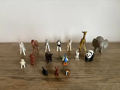 Buy 16 Different Playmobil Animal Figures Elephant Peacock Horse Giraffe Zebra Panda • 9.95£