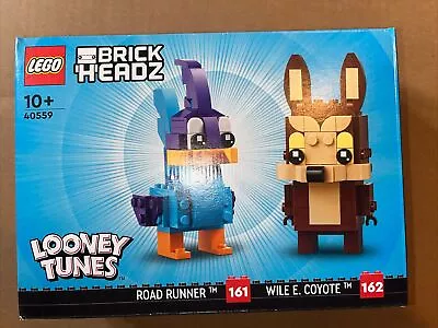 Buy LEGO BRICKHEADZ: Road Runner & Wile E. Coyote 40559 Brand New • 17.99£